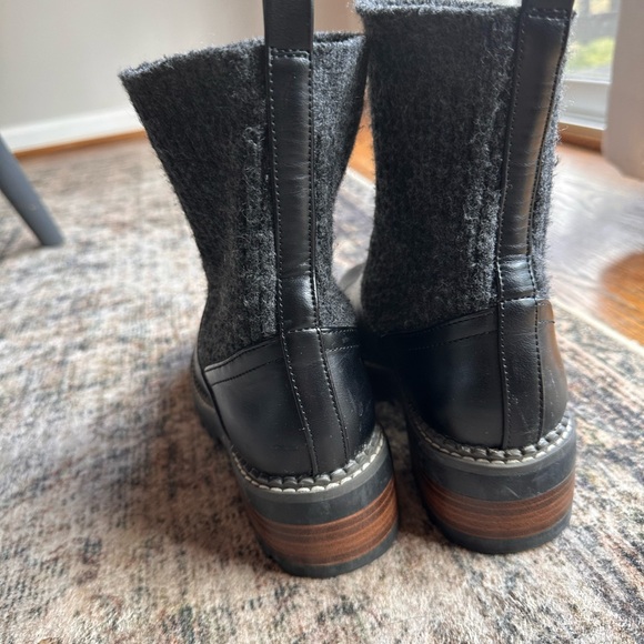 Universal Thread Black and Gray Women's Boots - Picture 3 of 7